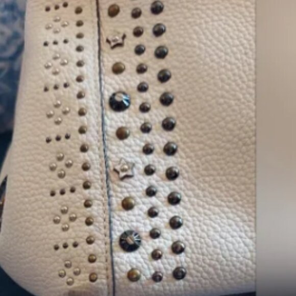 COACH Edie Leather Shoulder Bag Satchel/Shoulder Bag - Picture 11 of 13